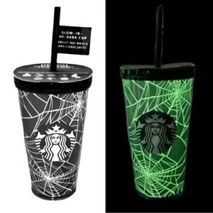 Starbucks Halloween glow-in-the-dark 12 oz tumbler / plastic / NEW with tags